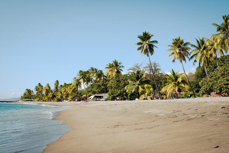 plage du carbet martinique